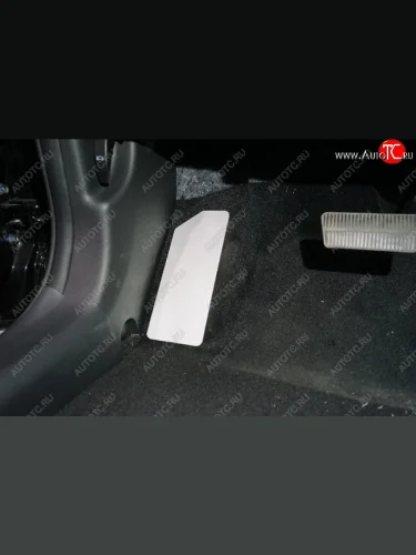 Накладка площадки левой ноги, ТСС Тюнинг (лист алюминий 4мм) Changan CS55 Plus (2021-2025)