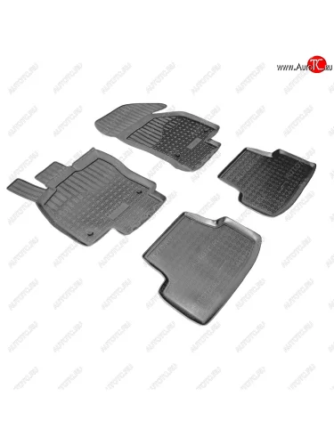 Коврики салонные 3D Norplast (черный) Volkswagen Golf  8 Mk8 (2019-2024) хэтчбэк 5 дв. дорестайлинг