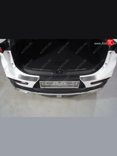 Накладки на задний бампер, ТСС Тюнинг (лист шлифованный) EXEED TXL  дорестайлинг (2020-2021)