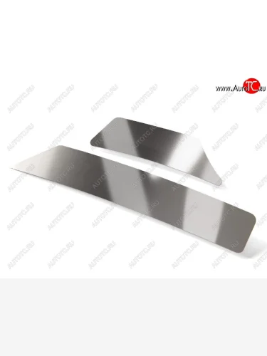 Накладки на задний бампер, ТСС Тюнинг (лист шлифованный) Evolute i-Joy джип (2022-2025)