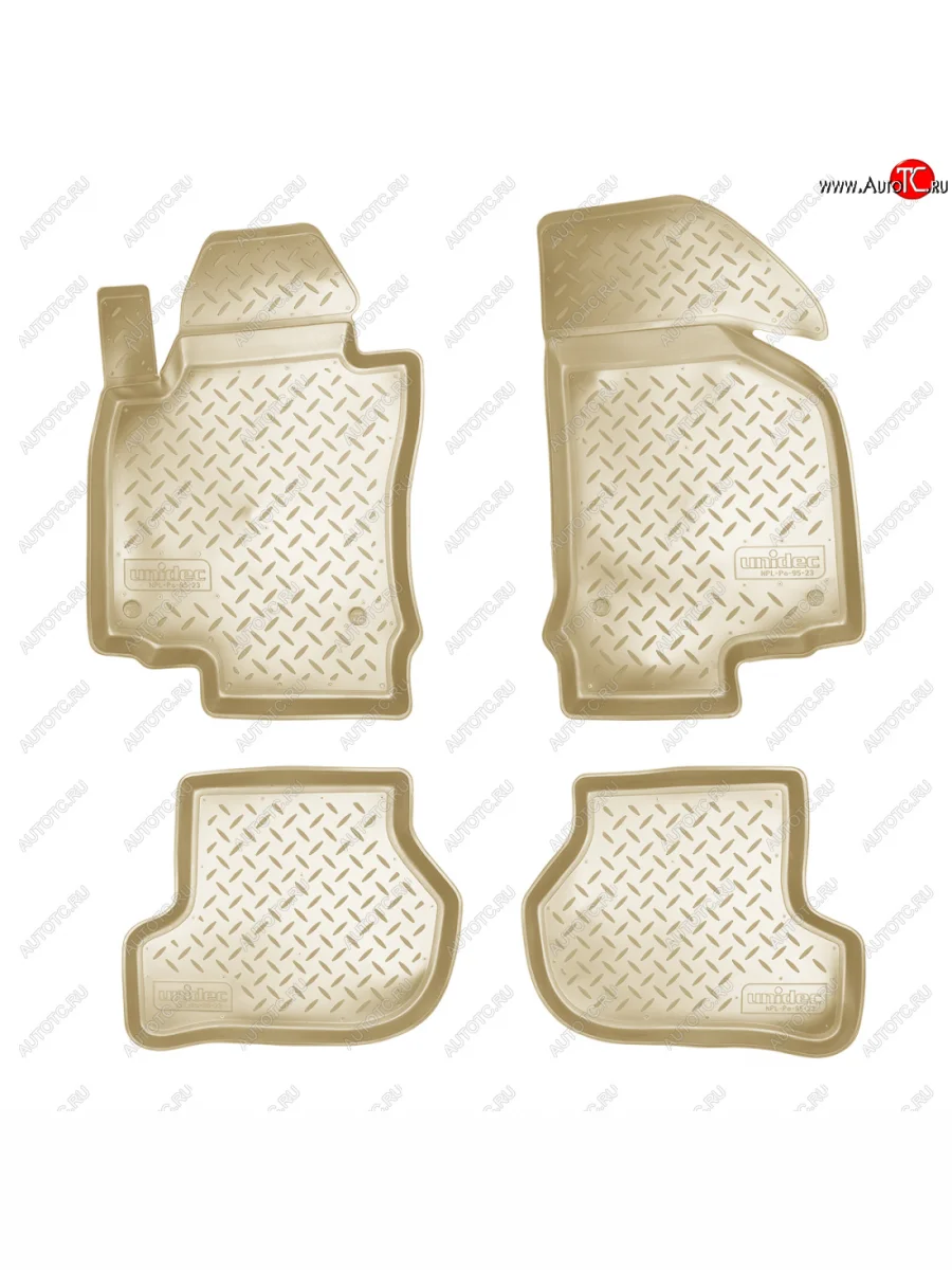 Коврики салонные Norplast Volkswagen Jetta A5 седан (2005-2011) (бежевый)  в Керчи Республика Крым