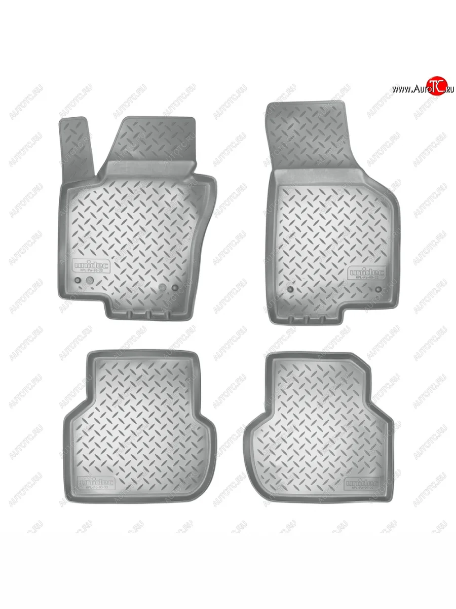 Коврики салонные Norplast Volkswagen Jetta A6 седан дорестайлинг (2011-2015) (серый)  в Перми Пермском крае