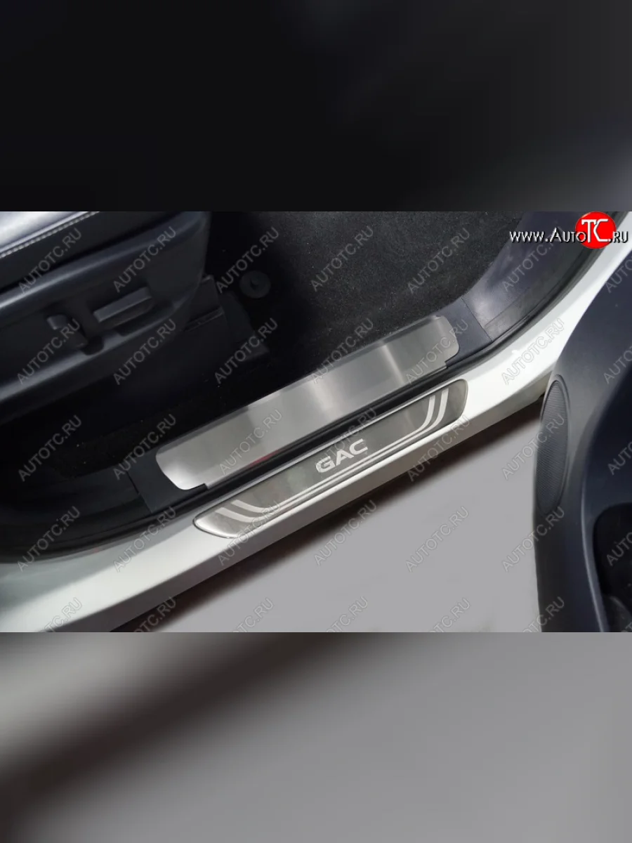 Накладки на пластиковые пороги, ТСС Тюнинг GAC GN8 (2020-2023) (лист шлифованный)  в Керчи Республика Крым