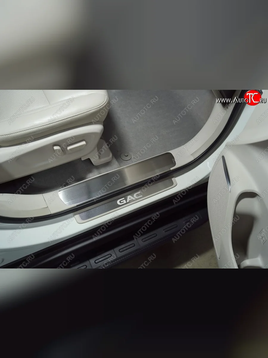 Накладки на пластиковые пороги, ТСС Тюнинг GAC GS8 (2016-2023) (лист шлифованный)  в Перми Пермском крае