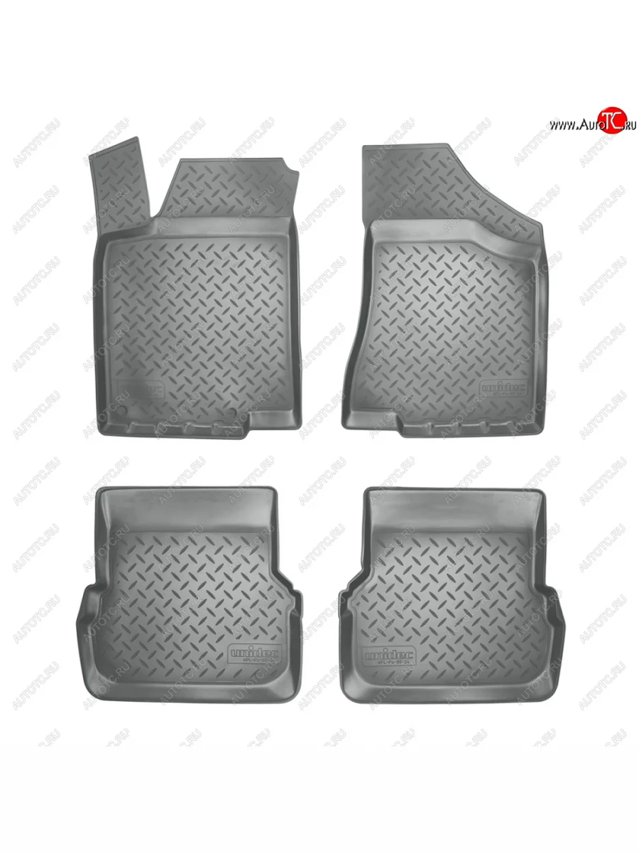 Коврики салонные Norplast  Volkswagen Passat (1988-1996) B3, B4 (серый)  в Самаре Самарской области