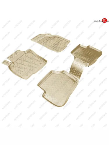 Коврики салонные Norplast (бежевый) Volkswagen Passat B6 седан (2005-2011)