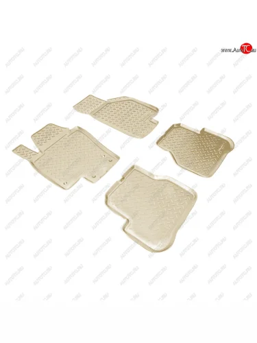 Коврики салонные Norplast (бежевый) Volkswagen Passat B7 седан (2010-2015)