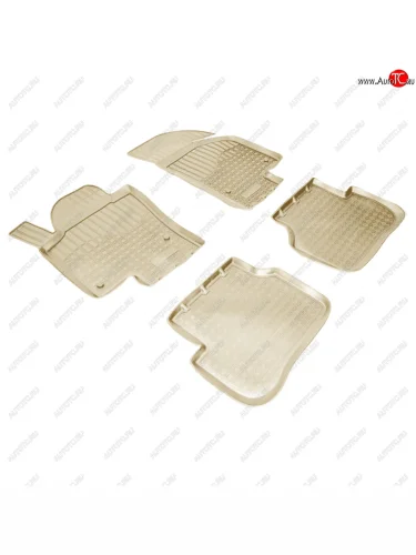 Коврики салонные Norplast (бежевый) Volkswagen Passat CC рестайлинг (2012-2016)