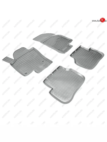 Коврики салонные Norplast (серый) Volkswagen Passat CC рестайлинг (2012-2016)