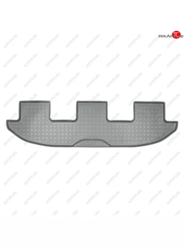 Коврики салонные (3 ряд) Norplast (серый 3 ряд) Volkswagen Sharan ( 7M8,  7M9) (1995-2004) дорестайлинг, 1-ый рестайлинг