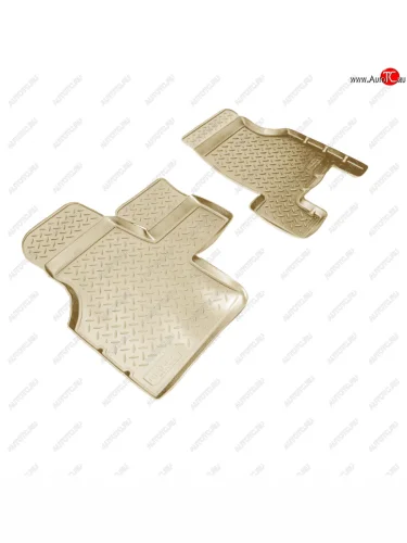 Коврики салонные (передние, 2 мест) Norplast (бежевый) Volkswagen Transporter T4 дорестайлинг (1990-1996)
