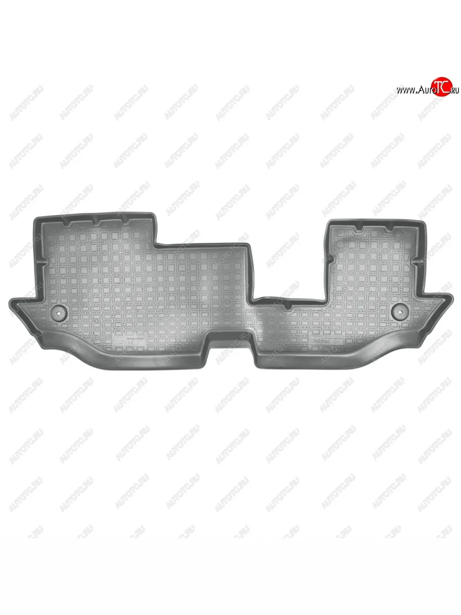 Коврик в салон (3 ряд) Norplast Volkswagen Teramont 1 CA1 дорестайлинг (2016-2020) (серый)  в Самаре Самарской области