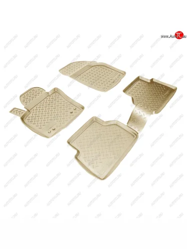 Коврики салонные Norplast (бежевый) Volkswagen Tiguan NF дорестайлинг (2006-2011)