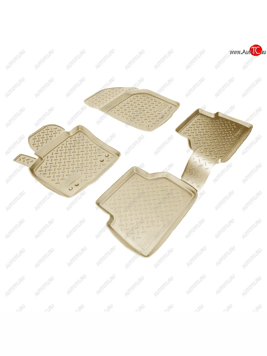 Коврики салонные Norplast Volkswagen Tiguan NF дорестайлинг (2006-2011) (бежевый)  в Перми Пермском крае