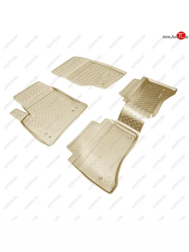 Коврики салонные Norplast (бежевый) Volkswagen Touareg 1 GP дорестайлинг (2002-2007)