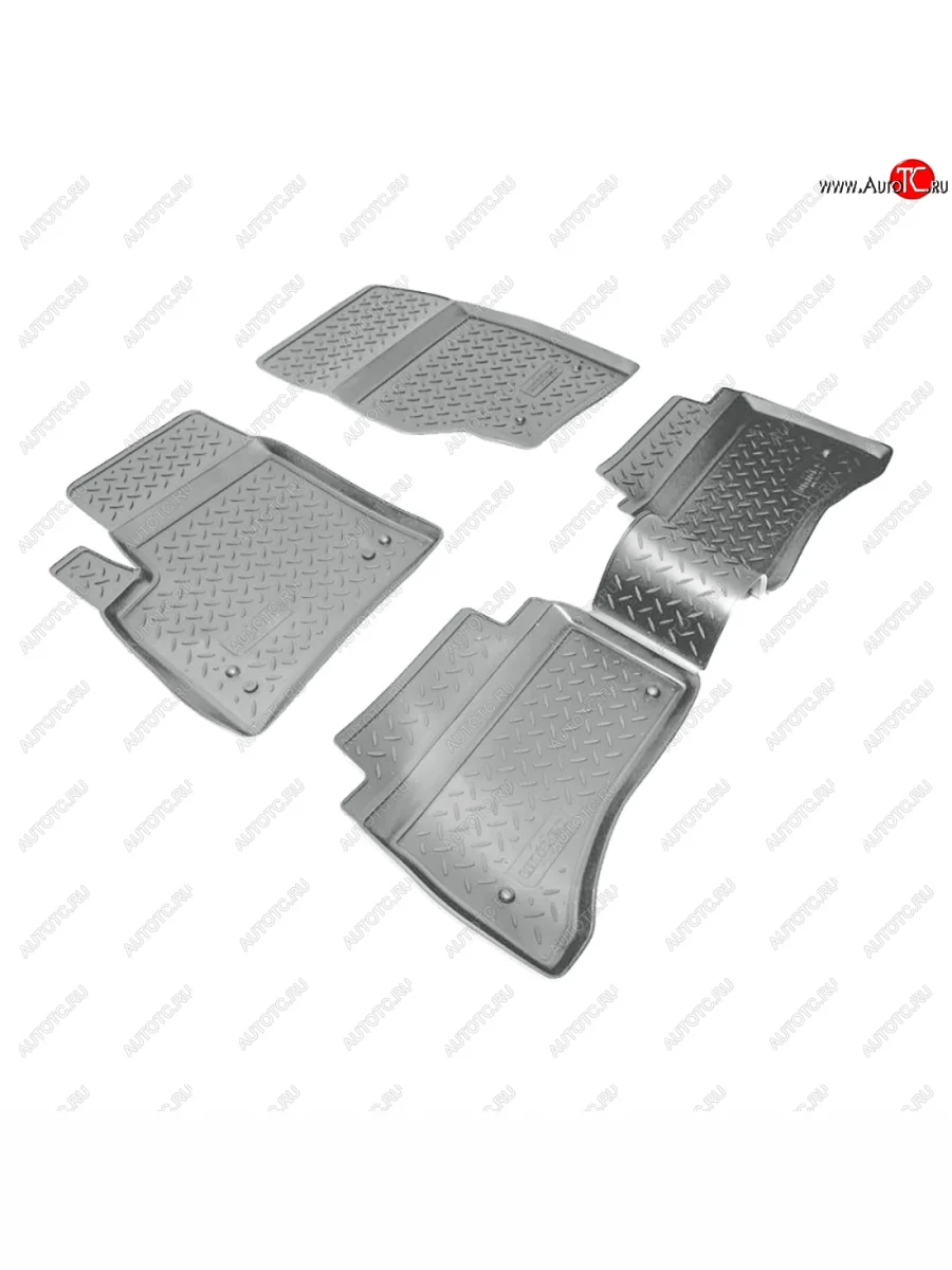 Коврики салонные Norplast Volkswagen Touareg 1 GP дорестайлинг (2002-2007) (серый)  в Перми Пермском крае