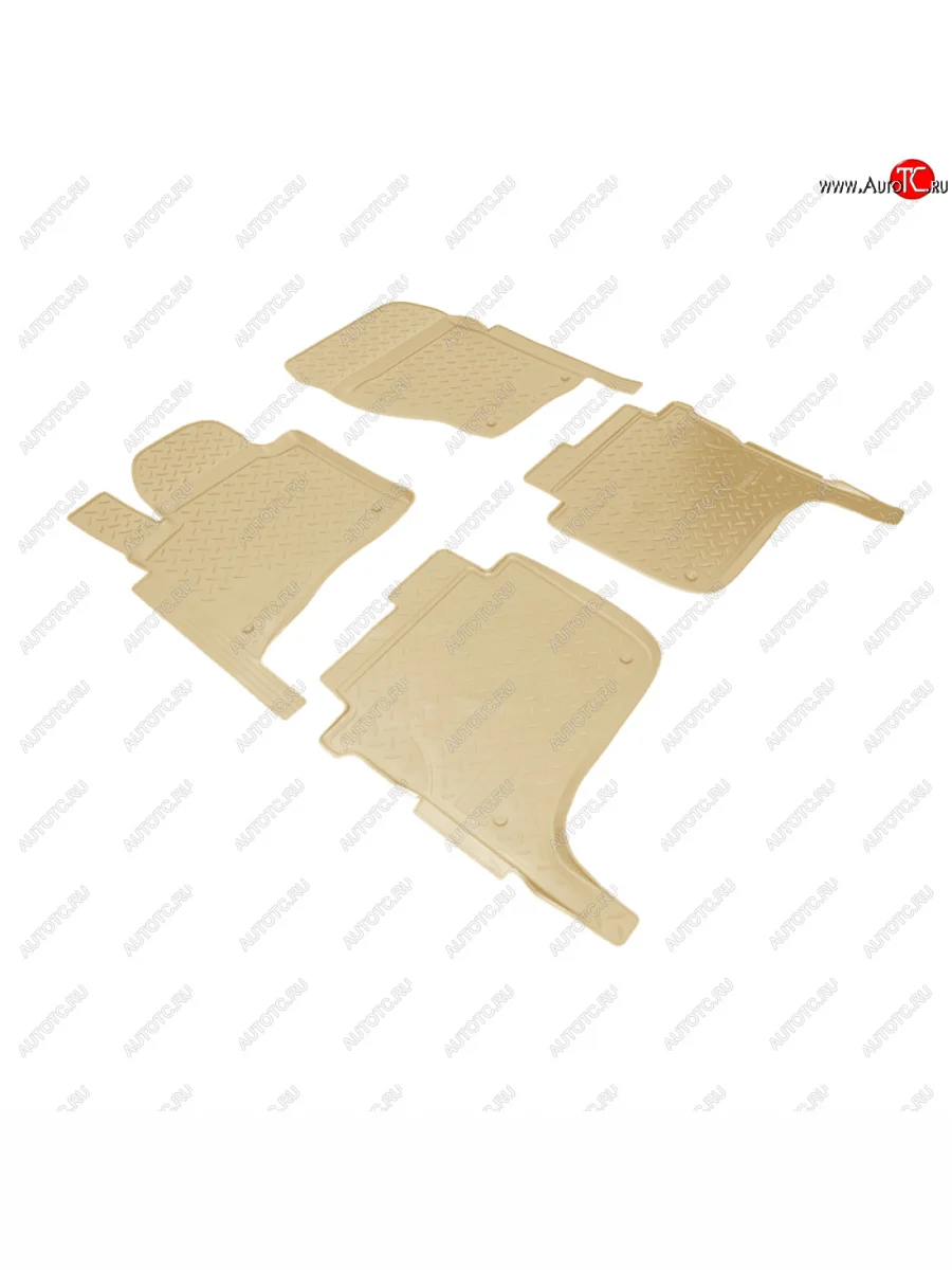 Коврики салонные Norplast Volkswagen Touareg 2 NF дорестайлинг (2010-2014) (бежевый)  в Самаре Самарской области