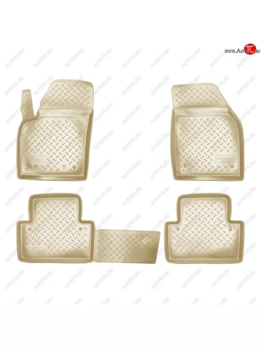 Коврики салонные Norplast (бежевый) Volvo C30 хэтчбэк 3 дв.  дорестайлинг (2006-2009)