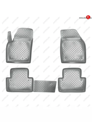 Коврики салонные Norplast (серый) Volvo C30 хэтчбэк 3 дв.  дорестайлинг (2006-2009)