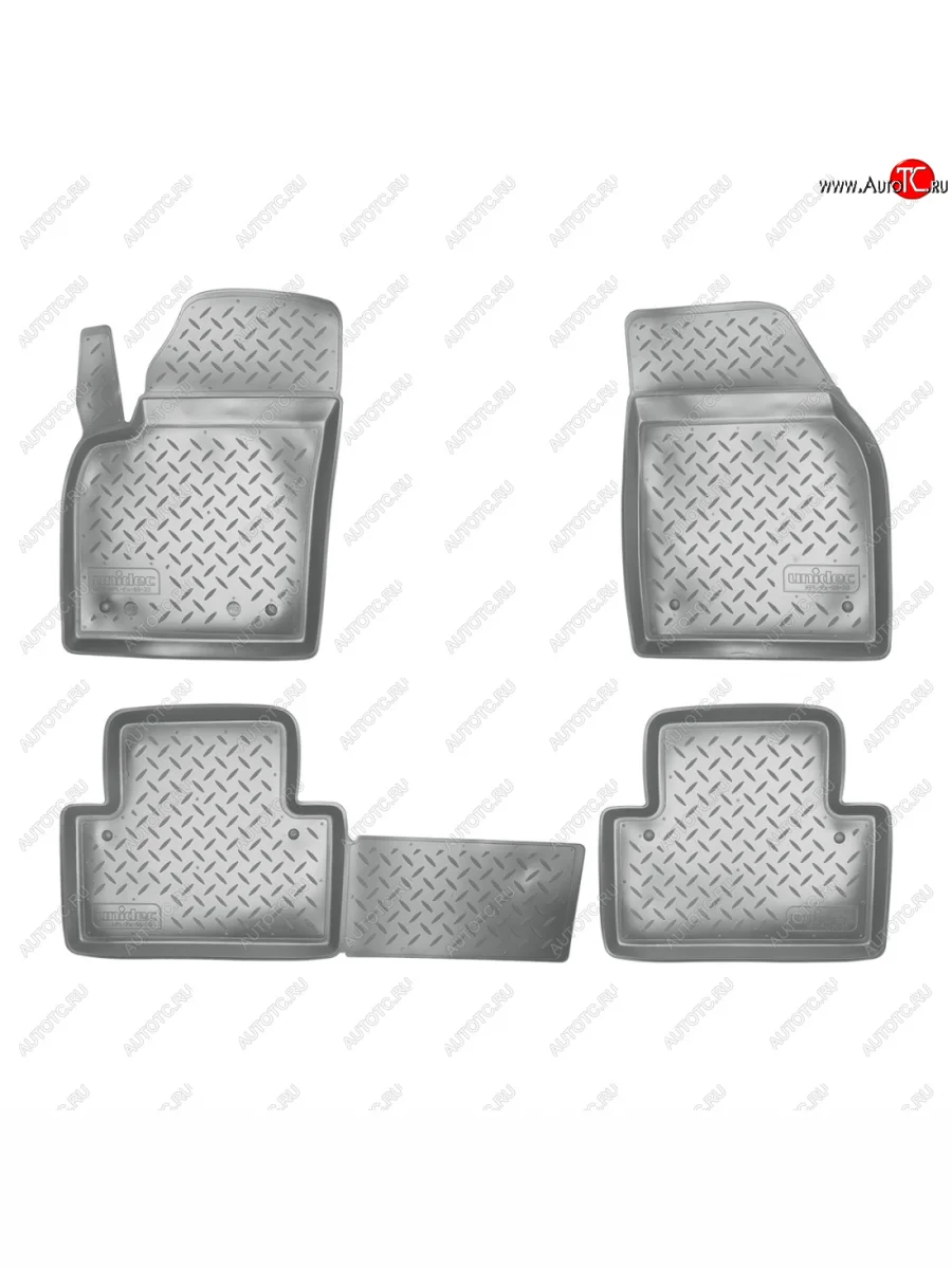 Коврики салонные Norplast Volvo C30 хэтчбэк 3 дв.  дорестайлинг (2006-2009) (серый)  в Самаре Самарской области