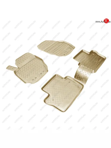 Коврики салонные Norplast (бежевый) Volvo S80 AS60 седан дорестайлинг (2006-2010)