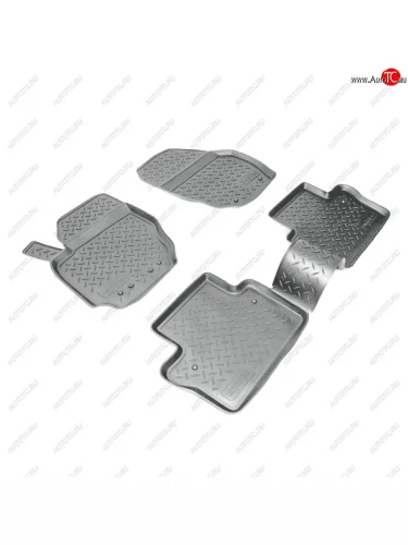 Коврики салонные Norplast (серый) Volvo S80 AS60 седан дорестайлинг (2006-2010)