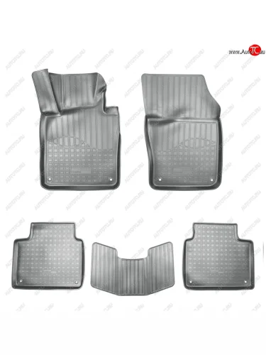 Комплект ковриков в салон Norplast Unidec (серый) Volvo S90  седан (2016-2020) дорестайлинг