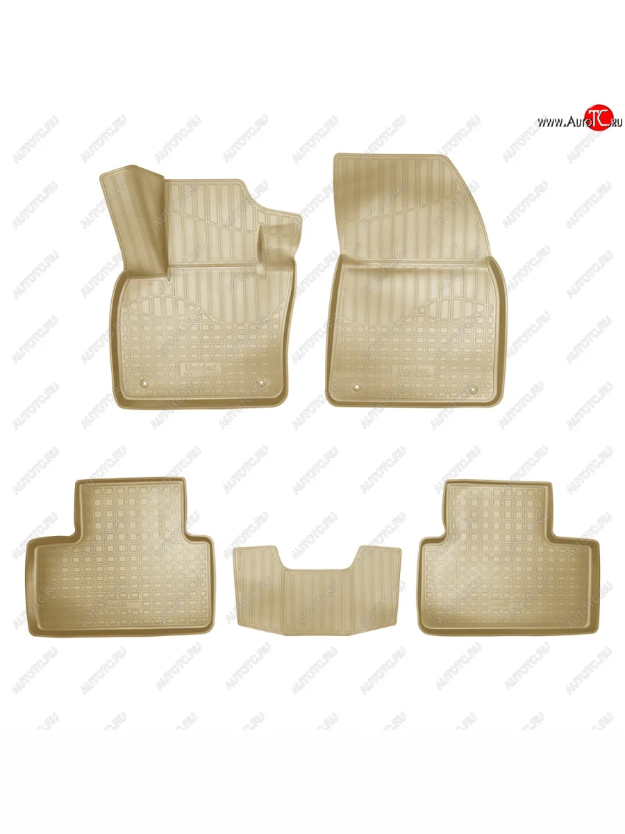Коврики салонные 3D Norplast  Volvo XC40 (2017-2022) (бежевый)  в Самаре Самарской области