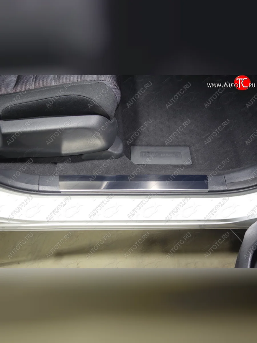 Накладки на пластиковые пороги, ТСС Тюнинг Honda CR-V RW,RT дорестайлинг (2016-2020) (лист шлифованный)  в Самаре Самарской области