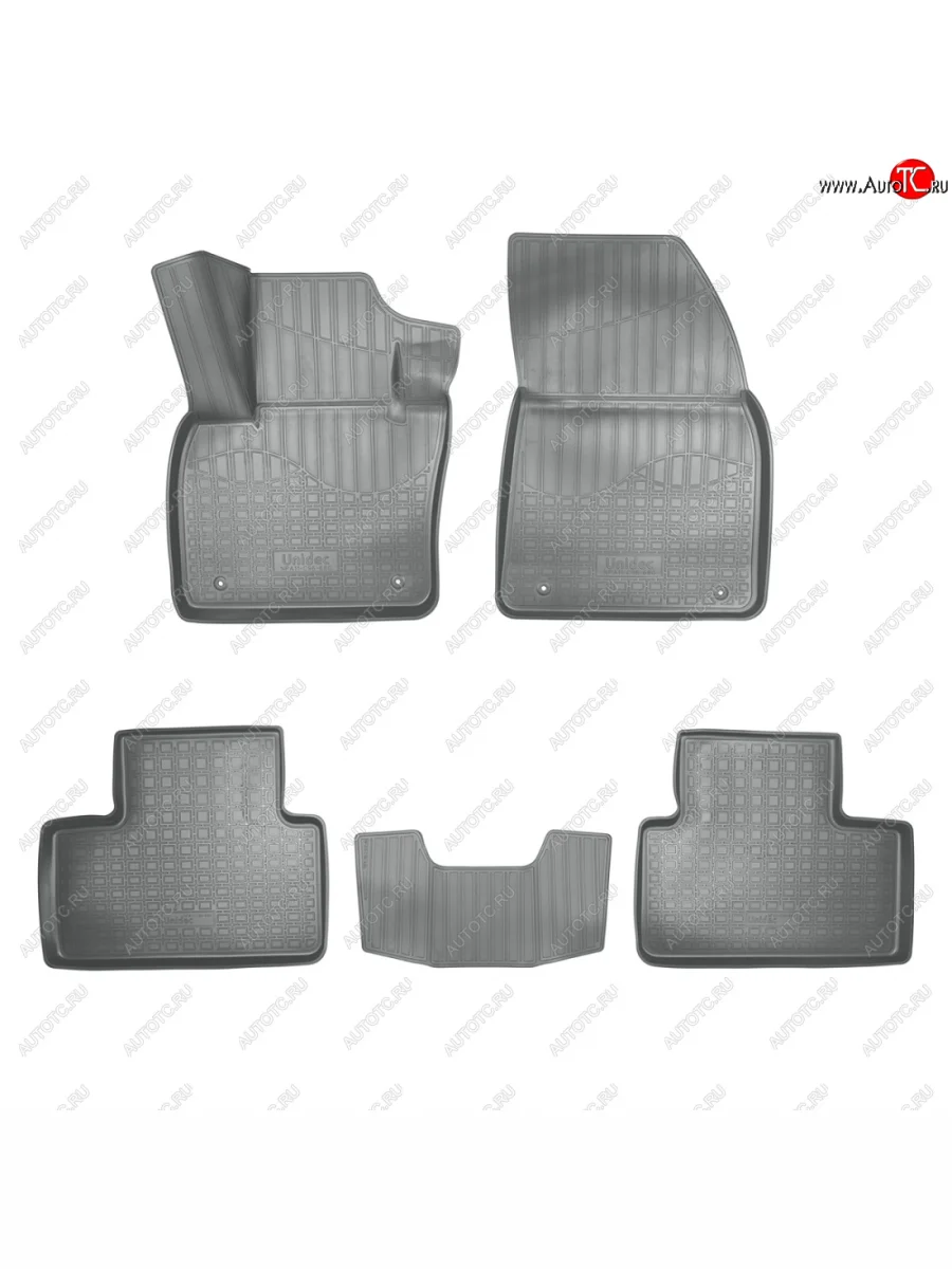 Коврики салонные 3D Norplast  Volvo XC40 (2017-2022) (серый)  в Самаре Самарской области