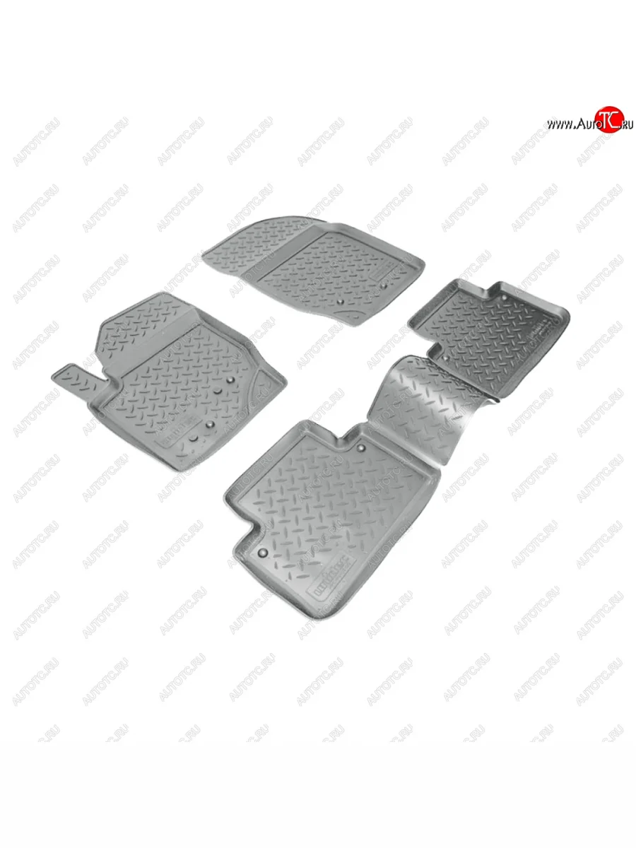 Коврики салонные Norplast Volvo XC90 C дорестайлинг (2002-2006) (серый)  с доставкой в г. Керчь