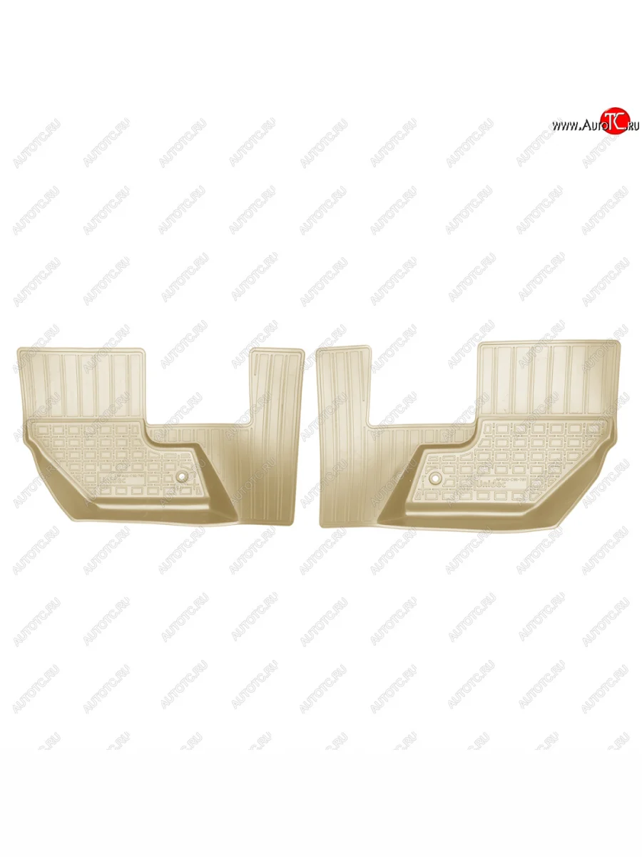 Коврики салонные (3 ряд) Norplast Volvo XC90 L дорестайлинг (2015-2019) (бежевый 3 ряд)  в Перми Пермском крае