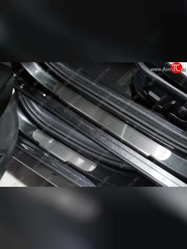 Накладки на пороги, ТСС Тюнинг (лист шлифованный) KIA K5 DL (2019-2022)