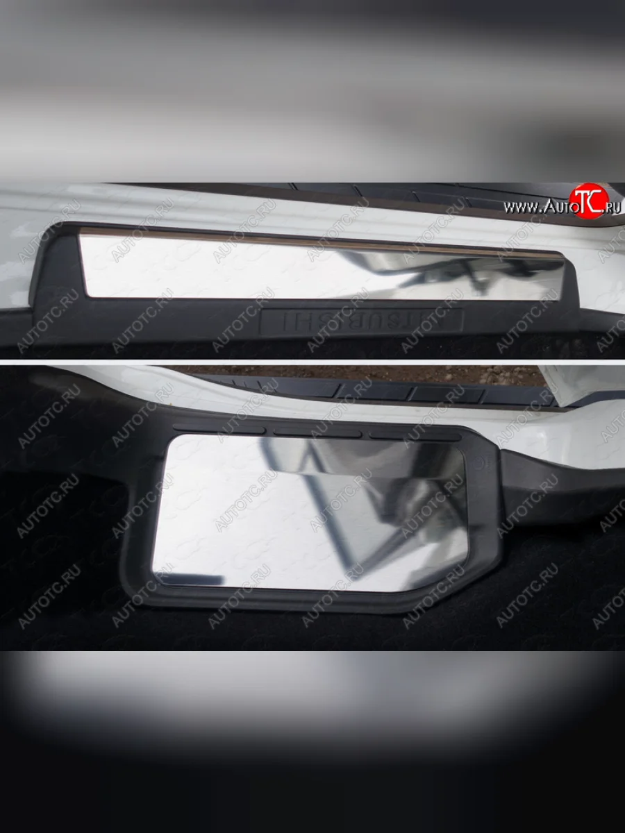 Накладки на пороги, ТСС Тюнинг Mitsubishi Pajero 4 V90 2-ой рестайлинг (2014-2020) (лист шлифованный)  в Керчи Республика Крым