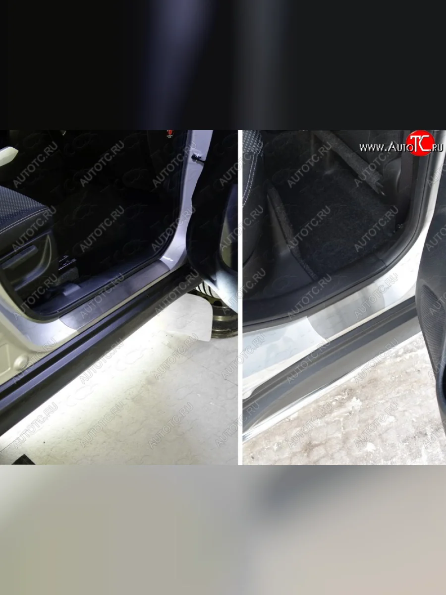 Накладки на пороги, ТСС Тюнинг Suzuki Vitara LY дорестайлинг (2015-2019) (лист шлифованный)  в Керчи Республика Крым