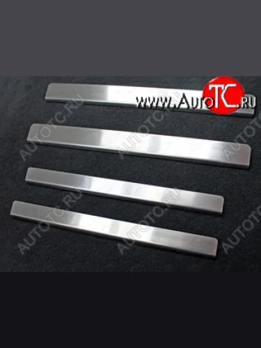 Накладки на пороги, ТСС Тюнинг (лист шлифованный) Лада ВАЗ Гранта 1 2191 лифтбэк дорестайлинг  (2011-2013)