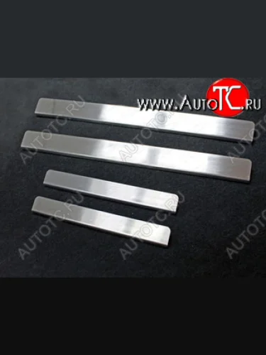 Накладки на пороги, ТСС Тюнинг (лист шлифованный) Лада ВАЗ Веста 2180 седан дорестайлинг (2015-2023)