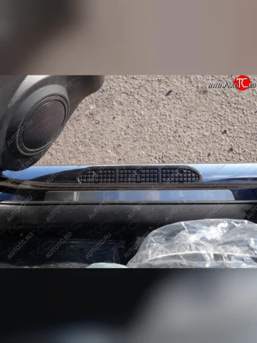 Накладки на пороги, ТСС Тюнинг (лист шлифованный) Chery Tiggo T11 рестайлинг (2013-2016)