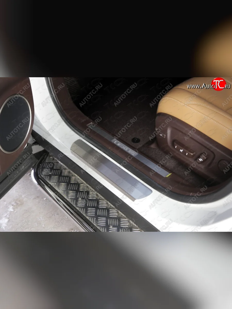 Накладки на пороги, ТСС Тюнинг Lexus RX300 XU30 дорестайлинг (2003-2006) (лист шлифованный)  в Самаре Самарской области