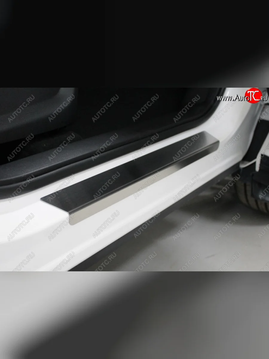 Накладки на пороги, ТСС Тюнинг Chery Tiggo 7 PRO (2019-2025) (лист шлифованный)  в Самаре Самарской области