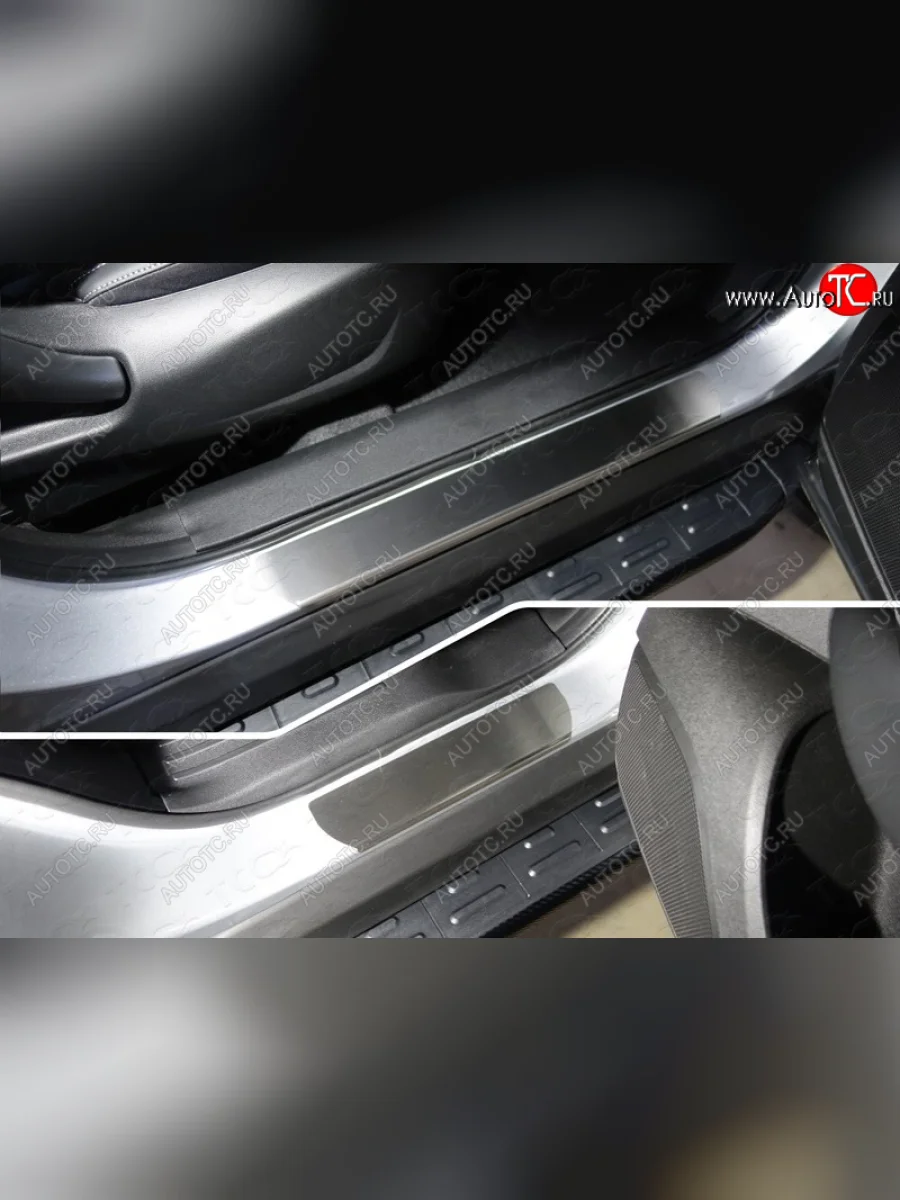 Накладки на пороги, ТСС Тюнинг Renault Koleos 2 (2016-2025) (лист шлифованный)  в Керчи Республика Крым