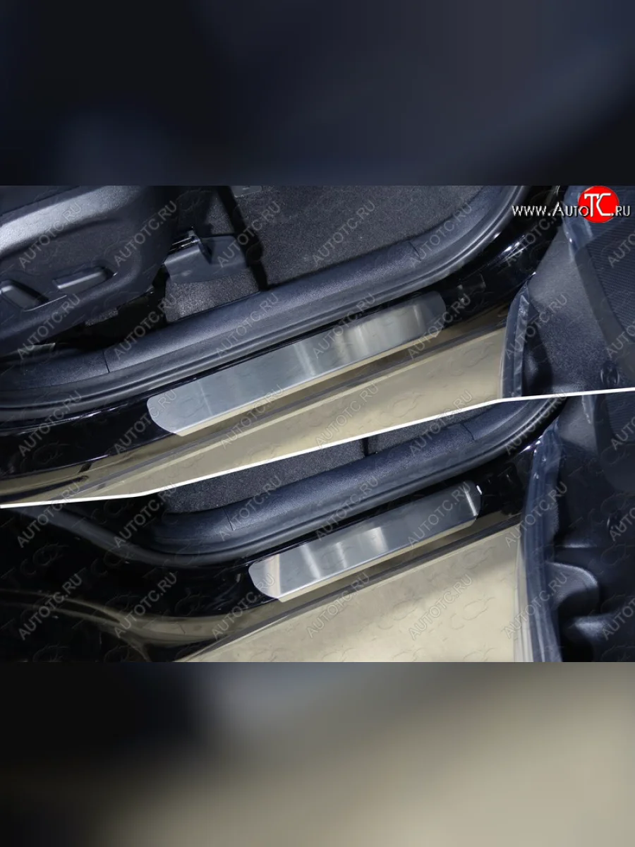  Накладки на пороги, ТСС Тюнинг KIA Sorento UM/Prime рестайлинг (2018-2020) (лист шлифованный)  в Керчи Республика Крым
