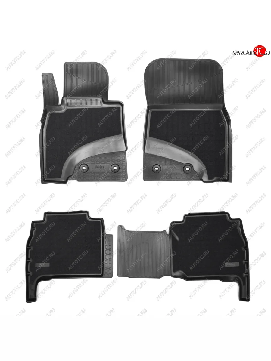 Коврики салонные комбинированные 3D Norplast Lexus LX570 J200 дорестайлинг (2007-2012) (черный)  в Керчи Республика Крым