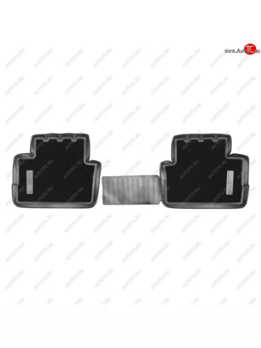 Коврики салонные комбинированные (зад) Norplast (черный зад) Nissan Qashqai 2 J11 дорестайлинг (2013-2019)