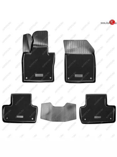 Коврики салонные 3D Norplast (черный) Volvo XC60 (2017-2022)