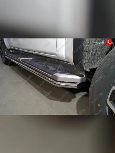 Защита порогов алюминий 42,4 мм, ТСС Тюнинг Changan LAMORE (2023-2025)