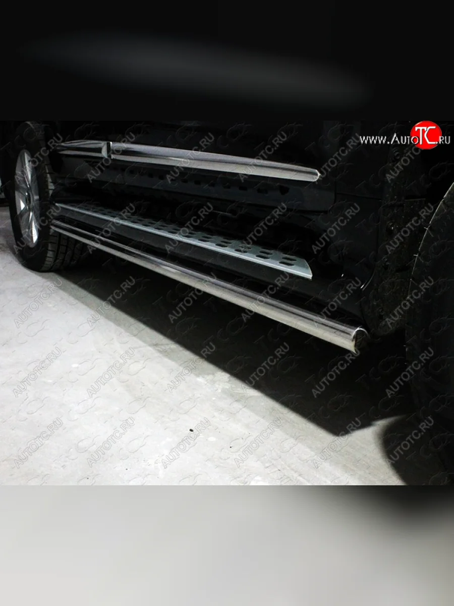 Защита порогов алюминий 60,3 мм, ТСС Тюнинг Haval H9 1-ый рестайлинг (2017-2019)  в Керчи Республика Крым
