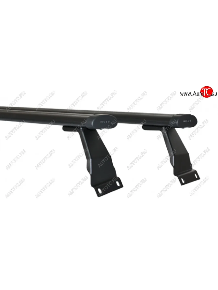 Багажники АЭРО с креплением в штатные места АПС Лада ВАЗ Калина 1117 универсал (2004-2013) (цвет черный, длина 1300 мм)  в Керчи Республика Крым