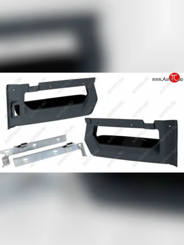 Карманы багажника ЛЮКС + усилитель (БЕЗ ОРГАНАЙЗЕРА) АПС (цвет: черный) Chevrolet Niva  2123 (2002-2020), Лада ВАЗ 2123 (Нива Шевроле) (2009-2020), Лада ВАЗ Нива Трэвел (2021-2025)