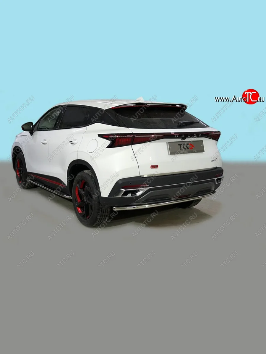 Защита задняя (центральная нержавейка d42,4 мм), ТСС Тюнинг Omoda C5 (2021-2025) (центральная)  с доставкой в г. Керчь